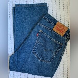 JORTS Levi’s 505 36x30(22) hemmed to 36x22 Good Condition Cropped